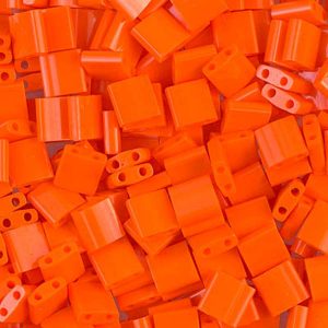 Tila Bead 5 x 5mm - Opal Orange - 406