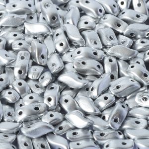 Storm Duobeads 3 x 7 mm - Aluminium Silver - 01700