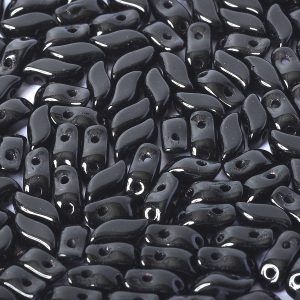 Storm Duobeads 3 x 7 mm - Jet - 23980