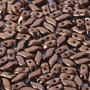 Storm Duobeads 3 x 7 mm - Jet Bronze - 23980/14415