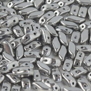 Storm Duobeads 3 x 7 mm - Jet Full Chrome - 23980/27400