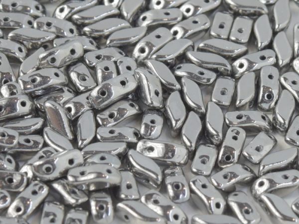 Storm Duobeads 3 x 7 mm - Jet Full Chrome - 23980/27400