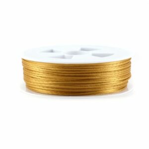 Satijnkoord 2mm - Goud