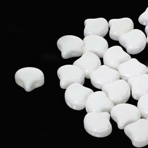Ginko beads - Chalk White Luster - GNK8703000-14400