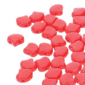 Ginko beads - Red Opaque - GNK8793200