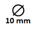 Nacré 10mm (P10) - Verkocht per 3 stuks