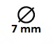 Ronde sloten 7mm