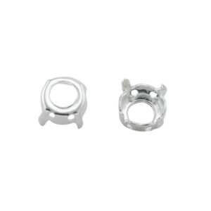 Houder voor Cabochon 8mm SS39 - Silver Plated