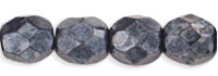 Firepolish Facet 4mm - hematite - 1200018