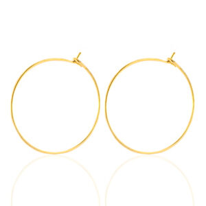 Oorbellen Creool 20mm - Stainless steel - Gold - 66632
