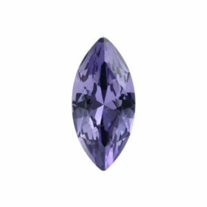 Navette 10x5mm - Tanzanite / Brons