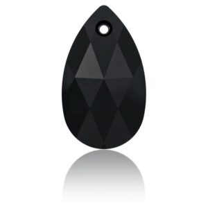 Pendant Pear 22mm - Jet - 6106