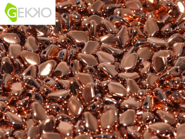 Gekko beads - 3x5mm - Crystal Capri Gold Full - 00030/27100