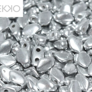 Gekko beads - 3x5mm - Aluminium Silver - 01700