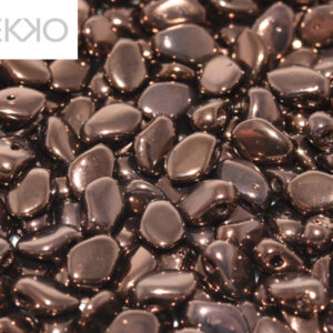 Gekko beads - 3x5mm - Jet Bronze - 23980/14415
