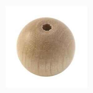 Houten Kraal 30 mm - Houtskleur (Beige)