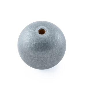 Houten Kraal 30 mm - Zilver