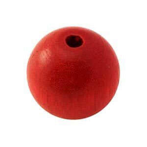 Houten Kraal 30 mm - Rood
