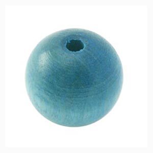 Houten Kraal 30 mm - Turquoise