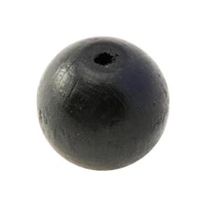 Houten Kraal 30 mm - Zwart