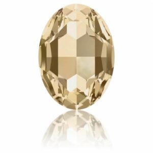 Swarovski Faceted Oval Fancy Stone 4127 - 30x22mm - golden shadow