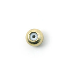 schuifslot bal 6mm met rubber - Brons