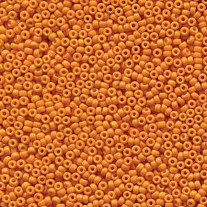 Rocaille 15/0 - Duracoat Opaque Dyed Orange - 4454