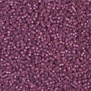 Rocaille 15/0 - Duracoat Silverlined Dyed Pegny Pink - 4247