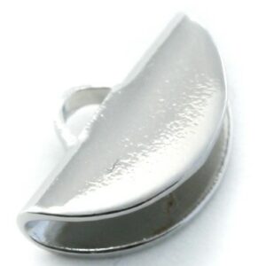 Eindkapje 10.5x6.5mm - zilver - 2310128