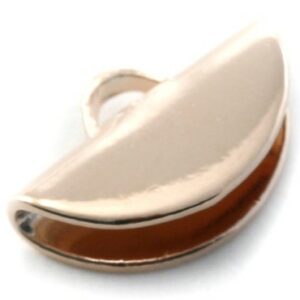 Eindkapje 10.5x6.5mm - rose gold - 2310129 - 2 stuks