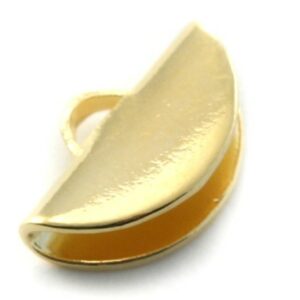 Eindkapje 10.5x6.5mm - goud - 2310130 - 2 stuks