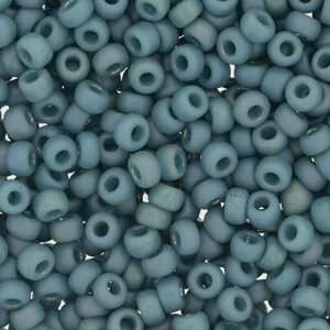 Rocaille 6/0 - Frost Opaque Glaze Rainbow Peacock - 4702