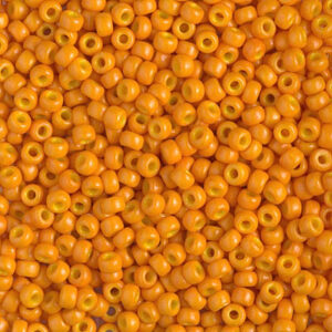 Rocaille 8/0 - Duracoat Opaque Dyed Orange - 4454