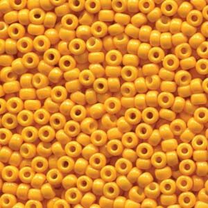 Rocaille 8/0 - Duracoat Opaque Dyed Yellow - 4453