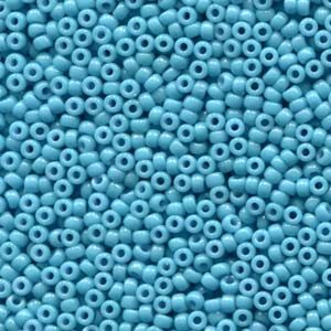 Rocaille 8/0 - Duracoat Opaque Dyed Aqua Blue - 4478