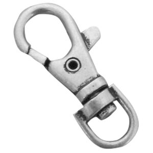 Sleutelhanger 38x16mm - Old Silver