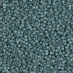 Delica Bead 11/0 - GALVANIZED MATTE DARK AQUA - 1172