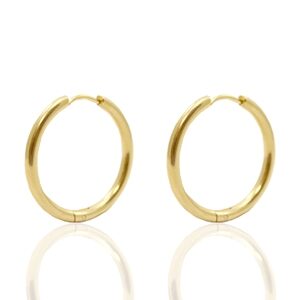 Oorbellen Creool 20mm - EDELSTAAL  Gold - 58882