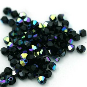 MC Bead Rondell 3 mm - jet AB