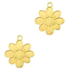 Bedeltje  Bloem - Gold - 73394