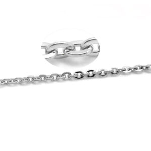 Edelstaal Ketting fijn - 2x1.5mm - B18054