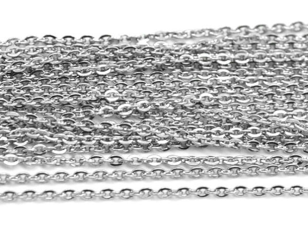 Edelstaal Ketting fijn - 2x1.5mm - B18054 - Afbeelding 2