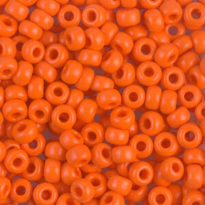 Rocaille 6/0 - opaque orange - 406