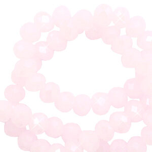 Briolette top quality - 4x3mm - Cradle pink-pearl shine coating - 68120