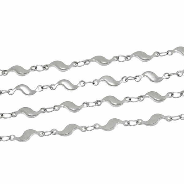 Edelstaal Ketting Silver 'S' schakel - B69983 - Afbeelding 3