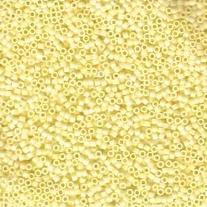 Delica Bead 11/0 - Matte Opaque Pale Yellow - 1511