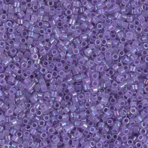 Delica Bead 11/0 - SPARKLING PURPLE LINED  OPAL AB  - 1753