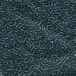 Delica Bead 11/0 - Lined Emerald AB - 276