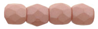Firepolish Facet 3mm - Saturated peach - 1-03-29563