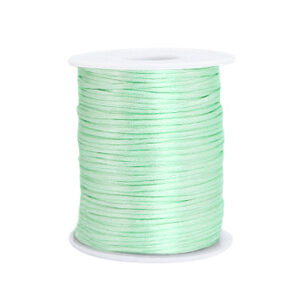 Satijnkoord 1,5mm - Neo mint green
